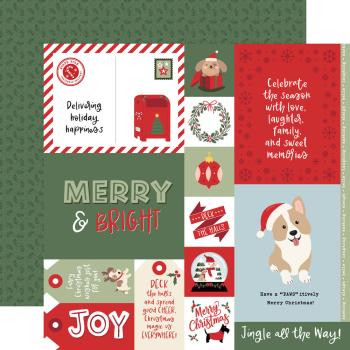 Echo Park - Designpapier "Here Comes Santa Paws" Collection Kit 12x12 Inch - 12 Bogen