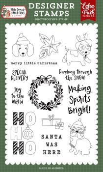 Echo Park - Stempelset "Merry Little Christmas" Clear Stamps