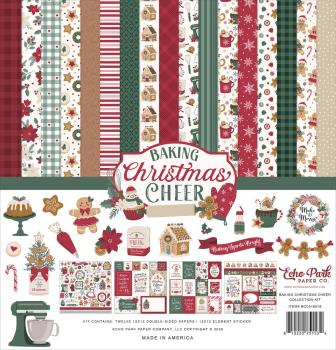 Echo Park - Designpapier "Baking Christmas Cheer" Collection Kit 12x12 Inch - 12 Bogen