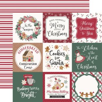 Echo Park - Designpapier "Baking Christmas Cheer" Collection Kit 12x12 Inch - 12 Bogen