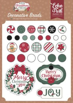 Echo Park - Decorative Brads "Baking Christmas Cheer"