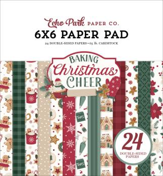 Echo Park - Designpapier "Baking Christmas Cheer" Paper Pack 6x6 Inch - 24 Bogen