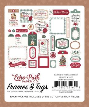 Preview: Echo Park - Stanzteile & Anhänger "Baking Christmas Cheer" Frames & Tags 
