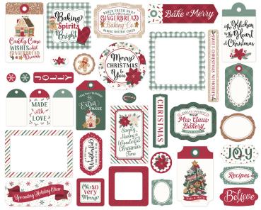 Preview: Echo Park - Stanzteile & Anhänger "Baking Christmas Cheer" Frames & Tags 