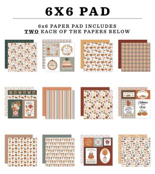 Preview: Echo Park - Designpapier "Feels Like Fall" Paper Pack 6x6 Inch - 24 Bogen