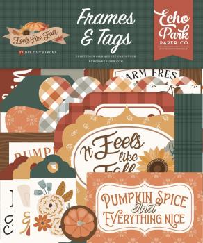 Echo Park - Stanzteile & Anhänger "Feels Like Fall" Frames & Tags 