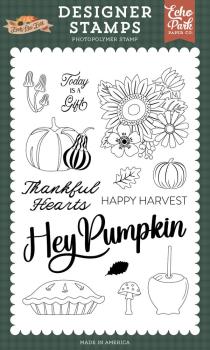 Echo Park - Stempelset "Hey Pumpkin" Clear Stamps