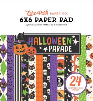 Echo Park - Designpapier "Halloween Parade" Paper Pack 6x6 Inch - 24 Bogen