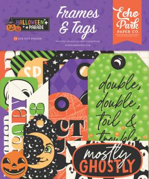 Echo Park - Stanzteile & Anhänger "Halloween Parade" Frames & Tags 