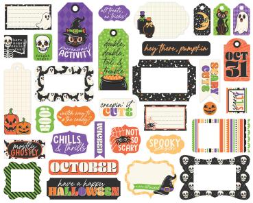 Preview: Echo Park - Stanzteile & Anhänger "Halloween Parade" Frames & Tags 