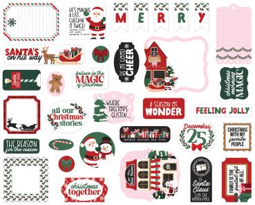 Preview: Echo Park - Stanzteile "North Pole Christmas" Ephemera