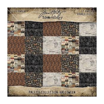 Idea-ology Palette Collection "Halloween" Paper Pack 12x12 Inch - 12 Bogen 