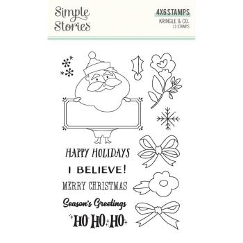 Simple Stories - Stempelset "Kringle & Co." Clear Stamps 