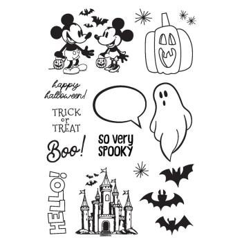 Preview: Simple Stories - Stempelset "Say Cheese Classic Mouse Halloween" Clear Stamps 