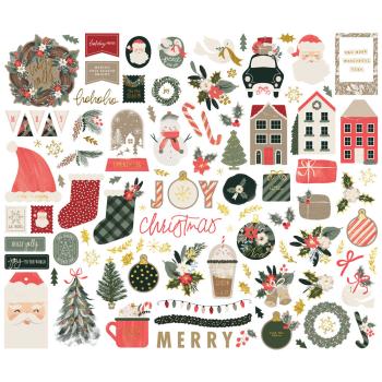 Preview: Simple Stories - Stanzteile "Mistletoe & Holly"  Bits & Pieces 