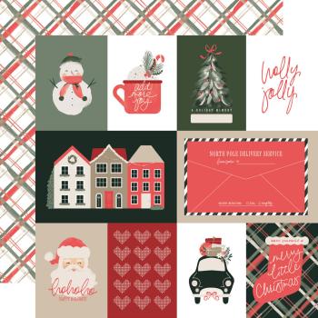 Simple Stories - Collectors Essential Kit " Mistletoe & Holly" 12 Bogen Designpapier