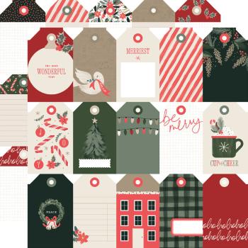 Simple Stories - Collectors Essential Kit " Mistletoe & Holly" 12 Bogen Designpapier