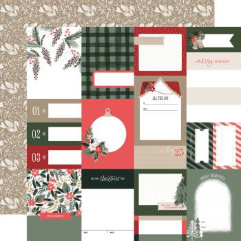 Simple Stories - Collectors Essential Kit " Mistletoe & Holly" 12 Bogen Designpapier