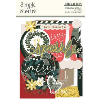 Simple Stories - Stanzteile "Mistletoe & Holly Journal"  Bits & Pieces 
