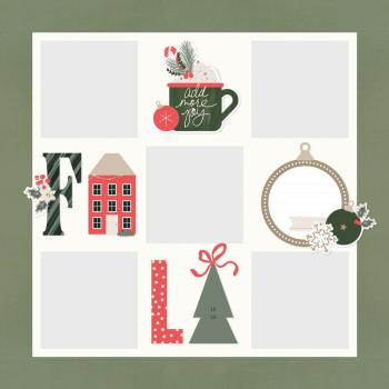 Preview: Simple Stories - Stanzteile "Mistletoe & Holly" Die Cuts