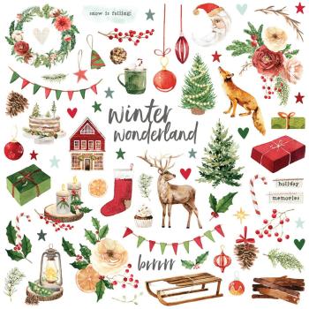 Preview: Simple Stories - Chipboard Pieces "Simple Vintage Evergreen Memories" 