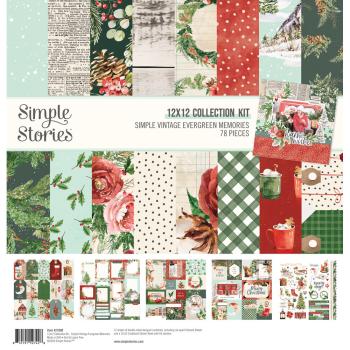 Simple Stories - Collections Kit "Simple Vintage Evergreen Memories" 12 Bogen Designpapier