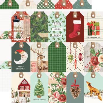 Simple Stories - Collectors Essential Kit "Simple Vintage Evergreen Memories" 12 Bogen Designpapier
