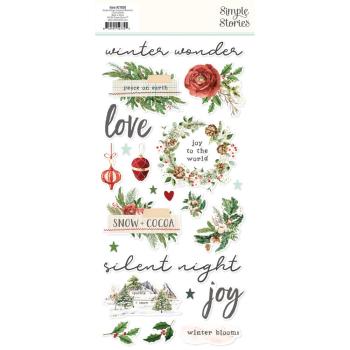 Preview: Simple Stories - Aufkleber "Simple Vintage Evergreen Memories" Foam Sticker