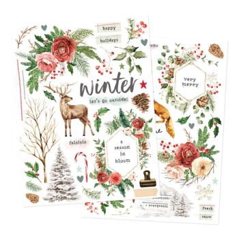 Simple Stories - Transfer Sticker "Simple Vintage Evergreen Memories" Rub Ons
