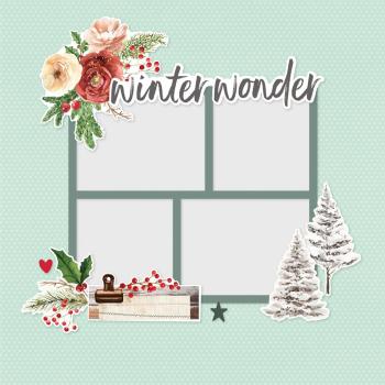 Preview: Simple Stories - Stanzteile "Simple Vintage Evergreen Memories" Die Cuts
