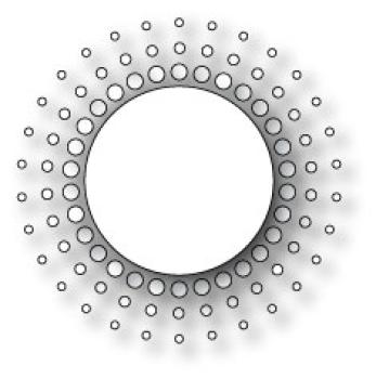 Memory Box Die - Small Circle Burst