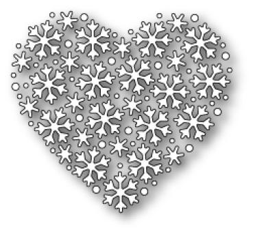 Memory Box Die - Snowflake Heart