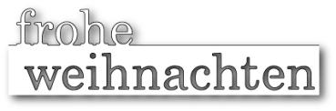 Memory Box Die - Grand Frohe Weihnachten - Faltkarten.com