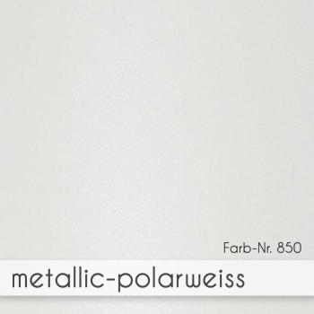 Preview: Trippelkarte - Leporello 300g/m² DIN A6 3-Fach in metallic polarweiss