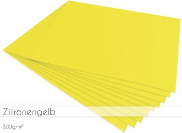 Fotokarton 300g/m² DIN A4 in zitronengelb - 25er Pack Fotokarton 300g/m² DIN A4 in zitronengelb - 25er Pack
