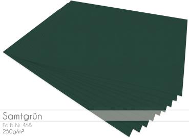 Scrapbooking-/ Bastelpapier 225g/m² DIN A3 in samtgrün