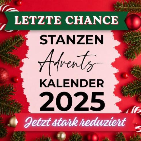 Preview: Kulricke Adventskalender STANZEN - 2025 