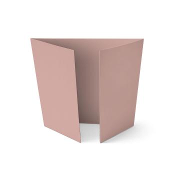 Altarfalz-Karte quadratisch (14,8x14,8cm) 220g/m² in altrosa