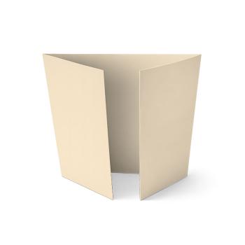 Altarfalz-Karte quadratisch (14,8x14,8cm) 240g/m² in creme