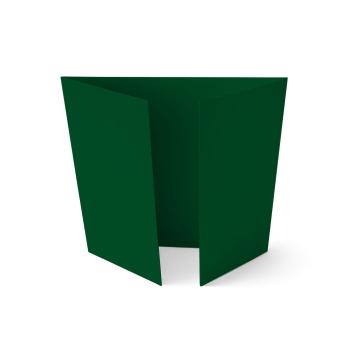 Altarfalz-Karte quadratisch (14,8x14,8cm) 240g/m² in dunkelgrün