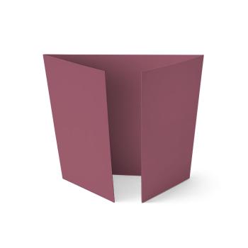 Altarfalz-Karte quadratisch (14,8x14,8cm) 250g/m² in himbeere
