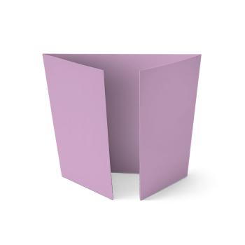 Altarfalz-Karte quadratisch (14,8x14,8cm) 240g/m² in lavendel