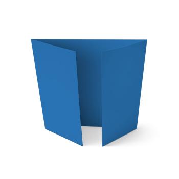 Altarfalz-Karte quadratisch (14,8x14,8cm) 240g/m² in pazfikblau