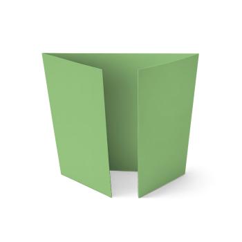 Altarfalz-Karte quadratisch (14,8x14,8cm) 240g/m² in pistazie