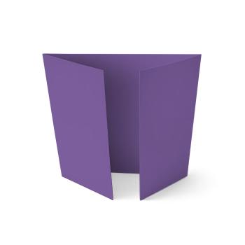 Altarfalz-Karte quadratisch (14,8x14,8cm) 240g/m² in violett