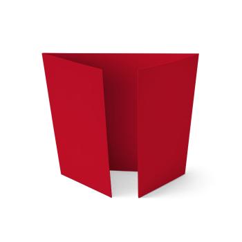 Altarfalz-Karte quadratisch (14,8x14,8cm) 240g/m² in weihnachtsrot