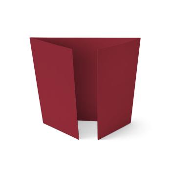 Altarfalz-Karte quadratisch (14,8x14,8cm) 220g/m² in weinrot