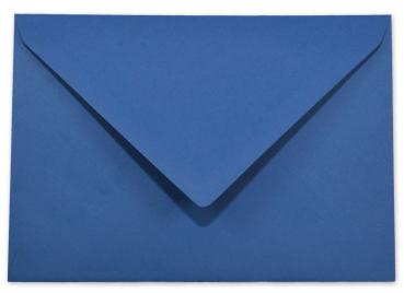 Briefumschläge - Briefhüllen in blau, DIN B6 120g/m² oF, Nassklebung