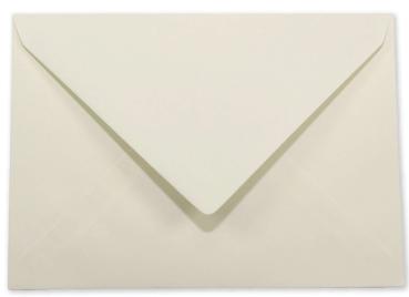 Briefumschläge - Briefhüllen in struktur naturell, DIN B6 90g/m² oF, Nassklebung