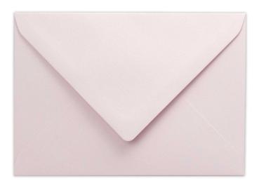 Briefumschläge - Briefhüllen in struktur zartrose, DIN B6 105g/m² oF, Nassklebung